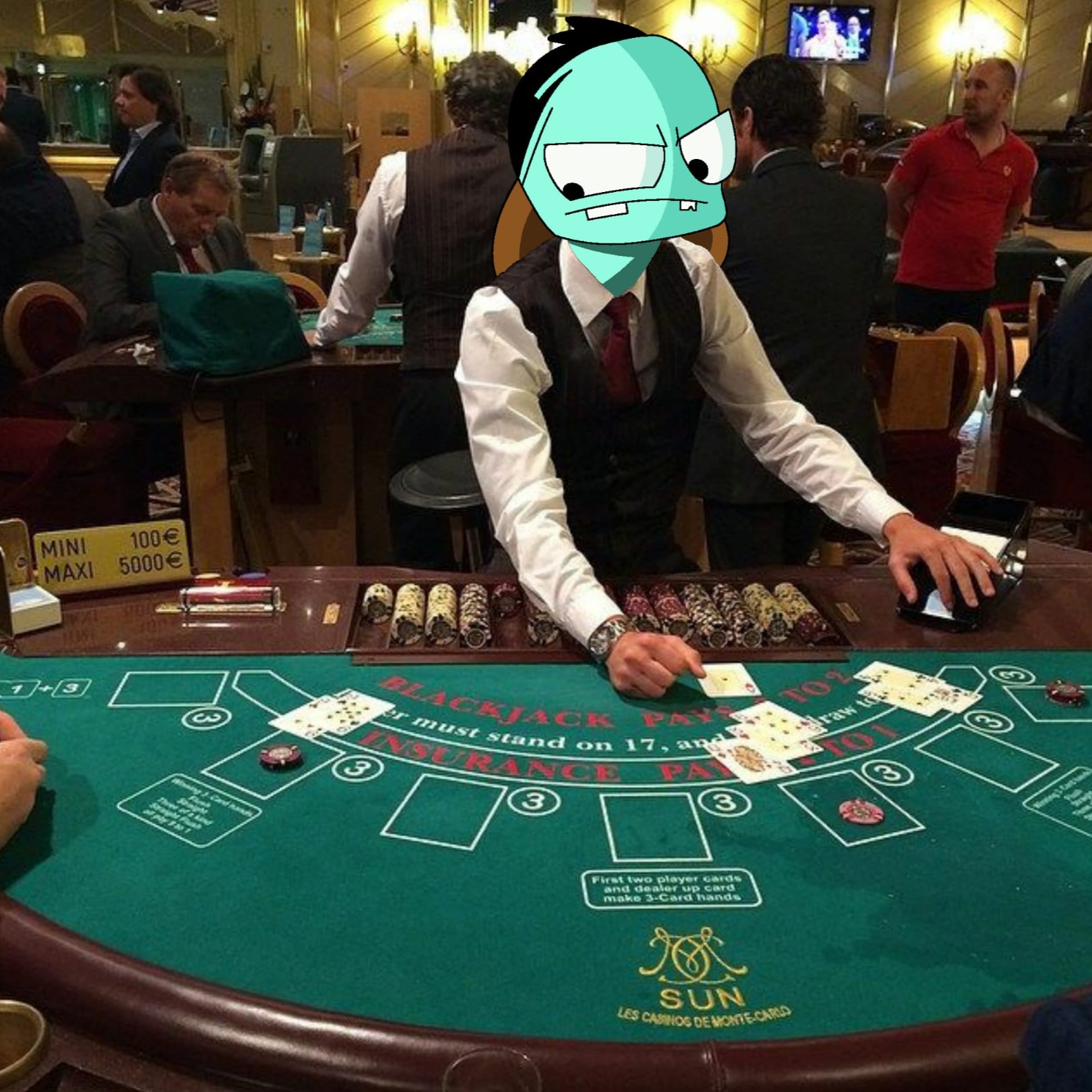 Turtle at casino